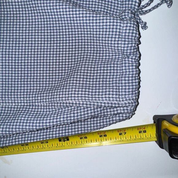 dRA Los Angeles Fog Blue Gingham Parachute Pants | Medium | Anthropologie - Picture 14 of 14